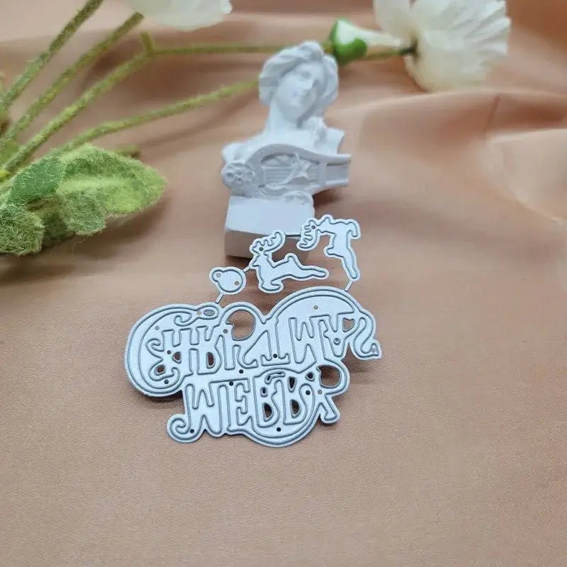 Printable Heaven Small Cutting Die - Merry Christmas (1pc) (W060) - Printable Heaven
