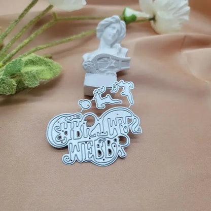 Printable Heaven Small Cutting Die - Merry Christmas (1pc) (W060) - Printable Heaven