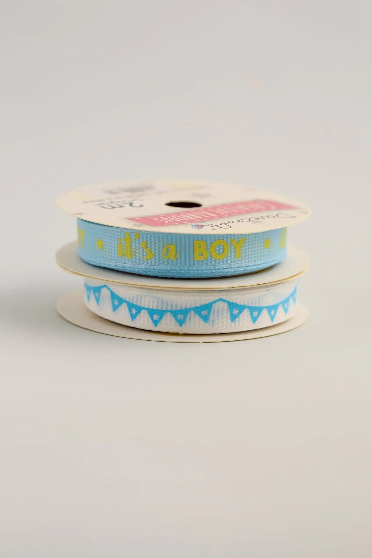 Dovecraft Baby Ribbon - It’s a Boy (2pk) - Printable Heaven