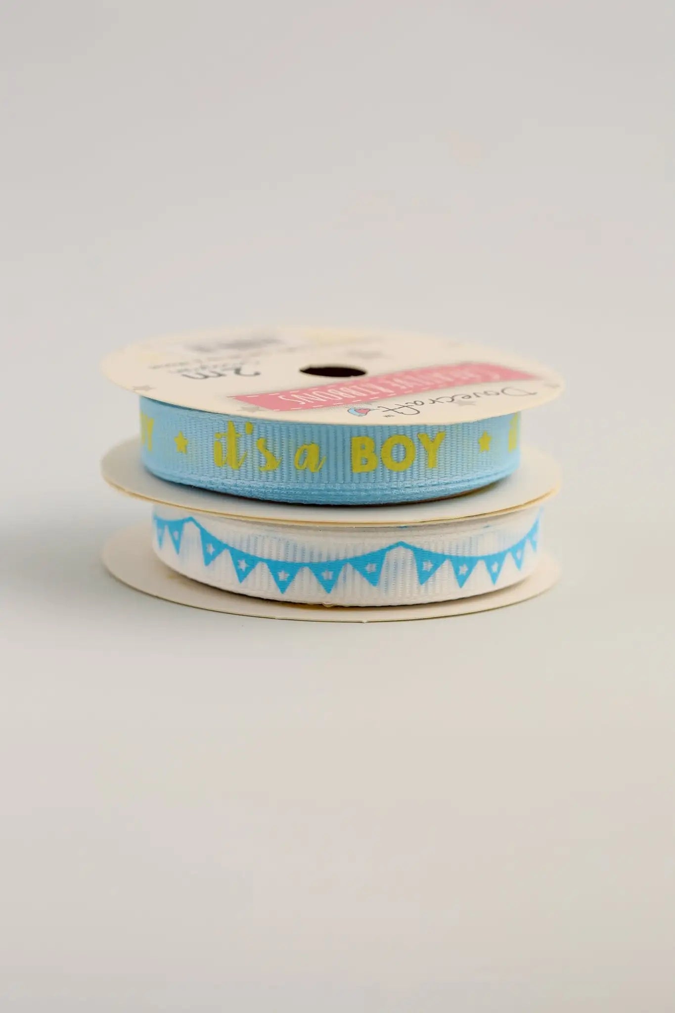Dovecraft Baby Ribbon - It’s a Boy (2pk) - Printable Heaven
