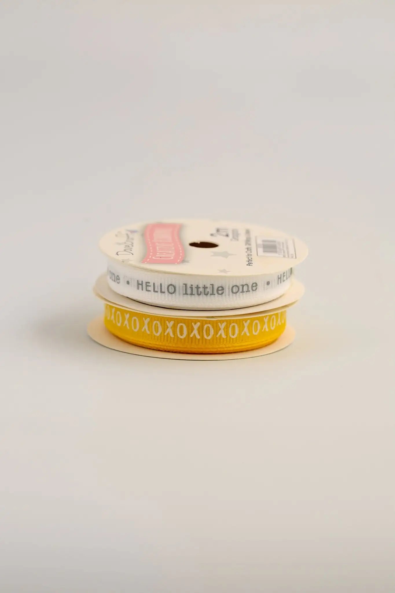 Dovecraft Baby Ribbon - Hello Little One (2pk) - Printable Heaven