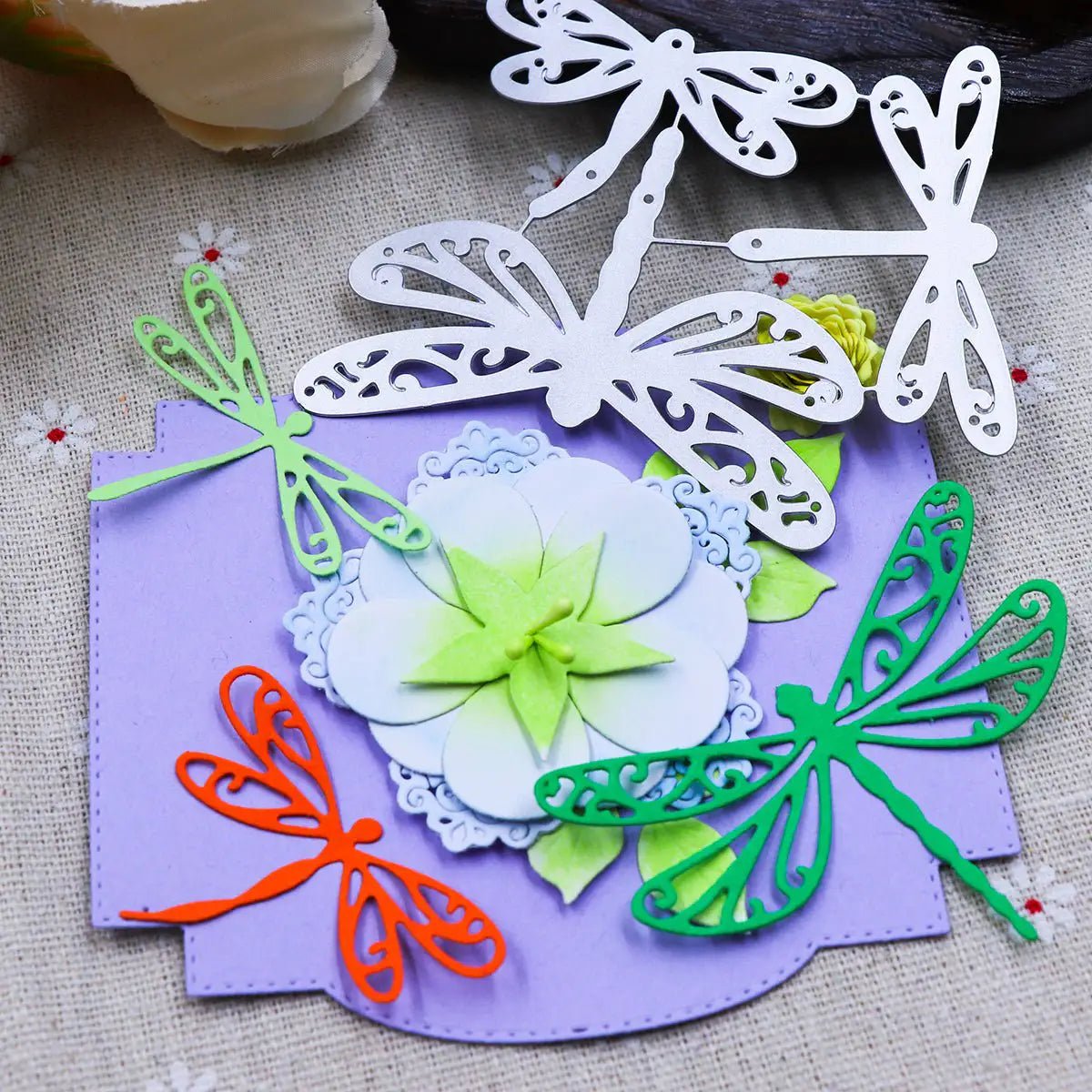 Printable Heaven Large Cutting Die - Dragonflies (3pcs) (A171) - Printable Heaven