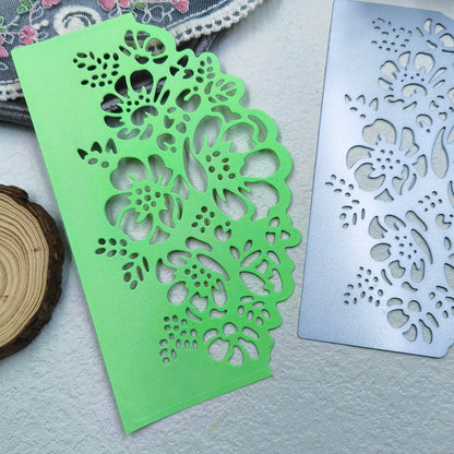 Printable Heaven Large Cutting Die - Floral Lace Card Front (1pc) (B008)