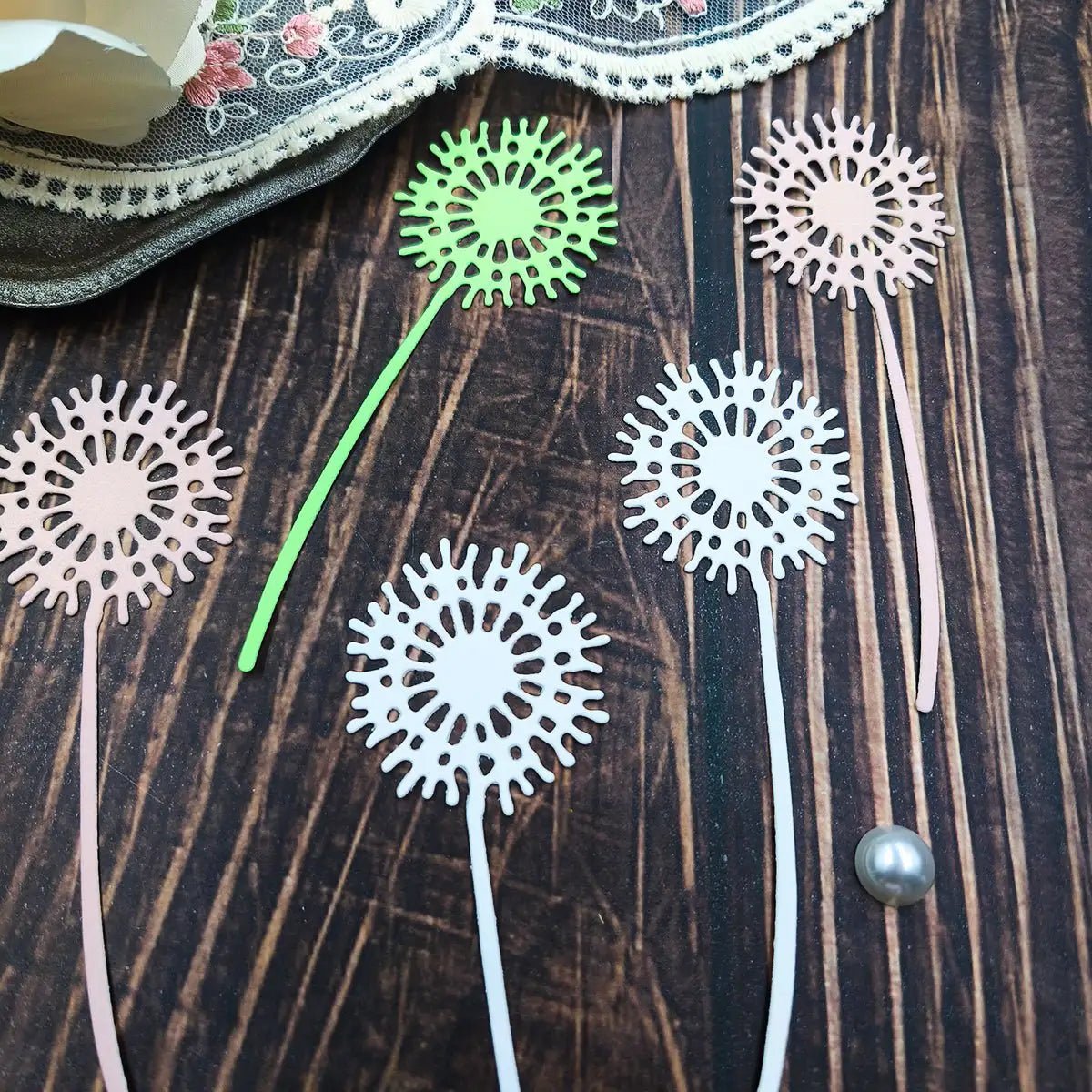 Printable Heaven Large Cutting Die - Dandelions (2pcs) (F085) - Printable Heaven