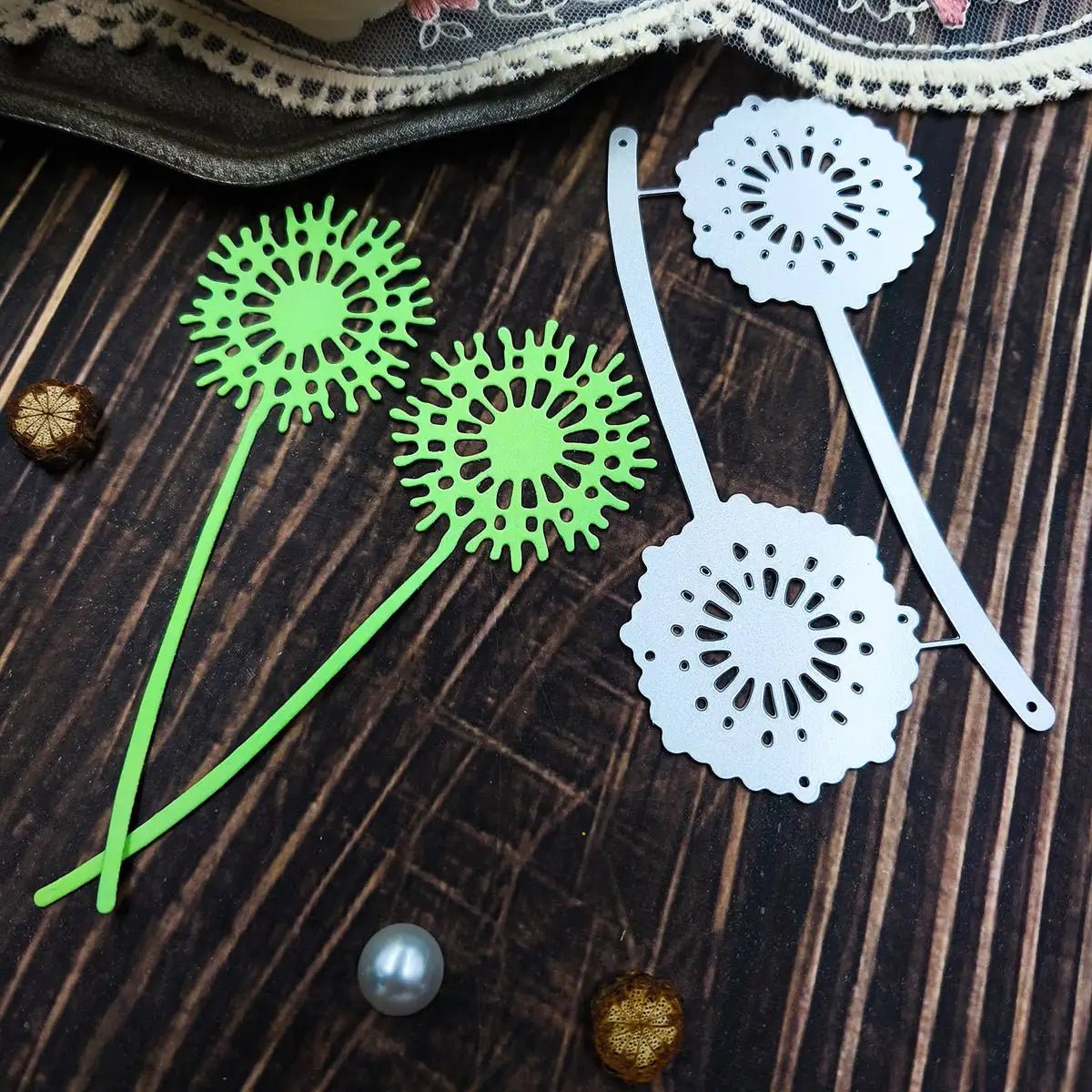Printable Heaven Large Cutting Die - Dandelions (2pcs) (F085) - Printable Heaven