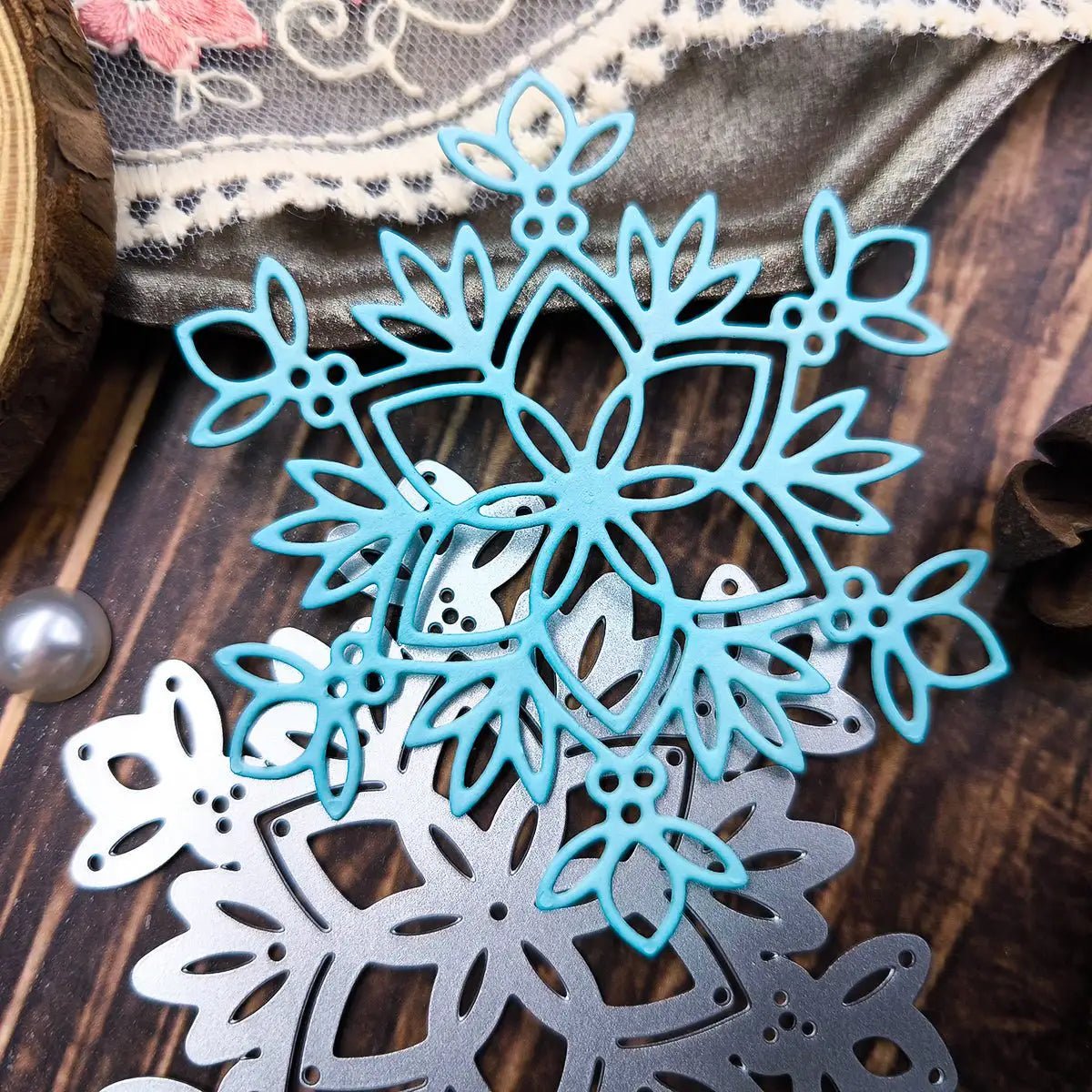 Printable Heaven Small Cutting Die - Intricate Snowflake (1pc) (F087) - Printable Heaven