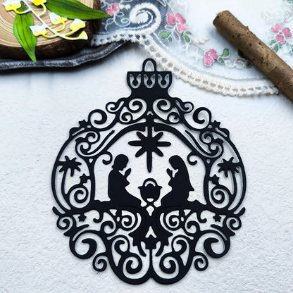 Printable Heaven Large Cutting Die - Nativity Bauble (1pc) (P071)