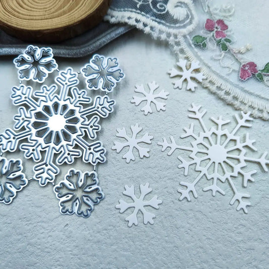 Printable Heaven Small Cutting Die - Snowflakes (5pcs) (F078) - Printable Heaven