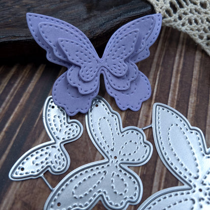 Printable Heaven Small Cutting Die - Stitch Detail Butterfly (3pcs) (A156)