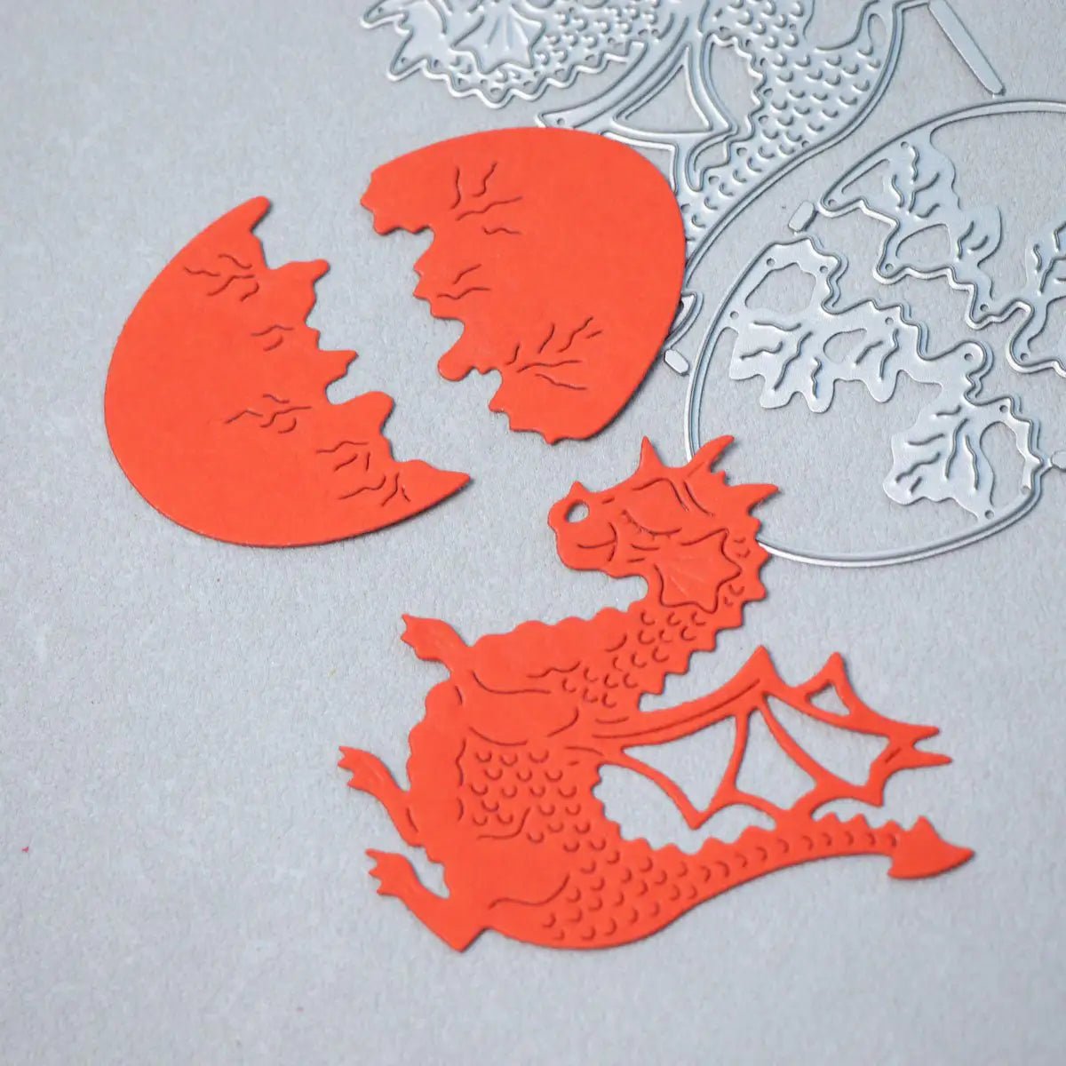 Dragon & Egg Cutting Die (3 PCS) (A111) - Printable Heaven