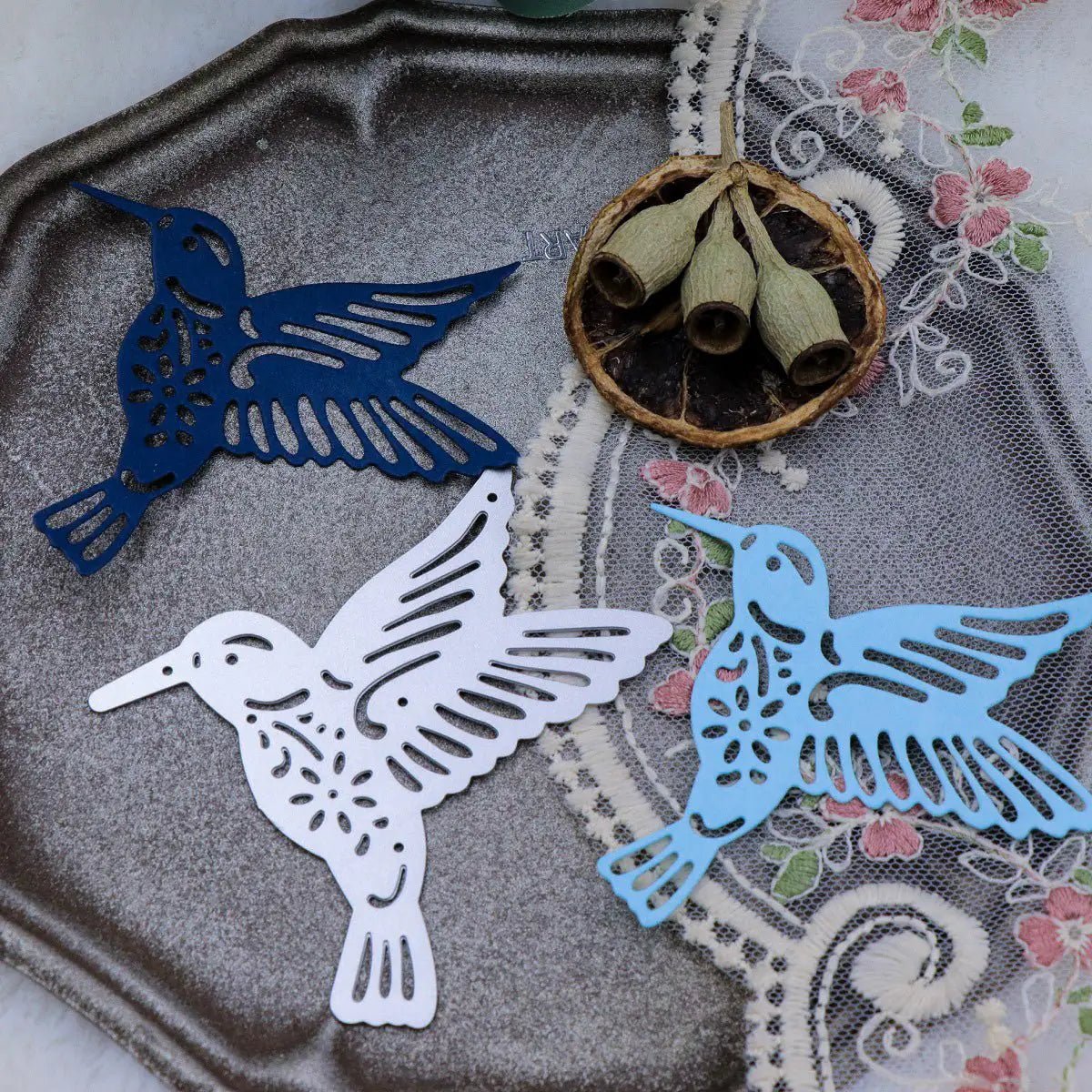 Hummingbird Metal Cutting Die (1 PC) (A116) - Printable Heaven