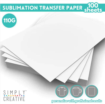 Simply Creative A4 Sublimation Paper - 100pk (SCSBL001)