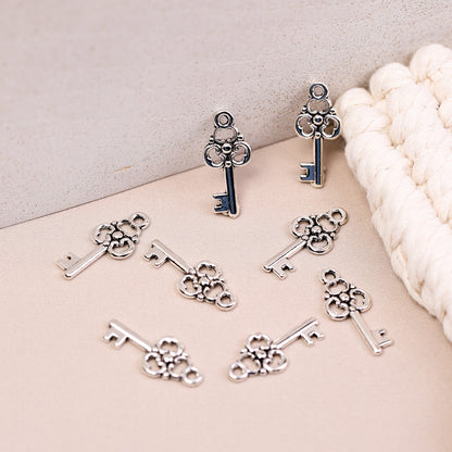 Key Metal Charms (8pcs) (MLB-029)