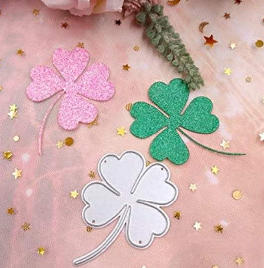 Printable Heaven Cutting Die Lucky Four Leaf Clover (L017)