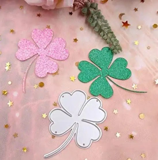 Printable Heaven Cutting Die Lucky Four Leaf Clover (L017) - Printable Heaven