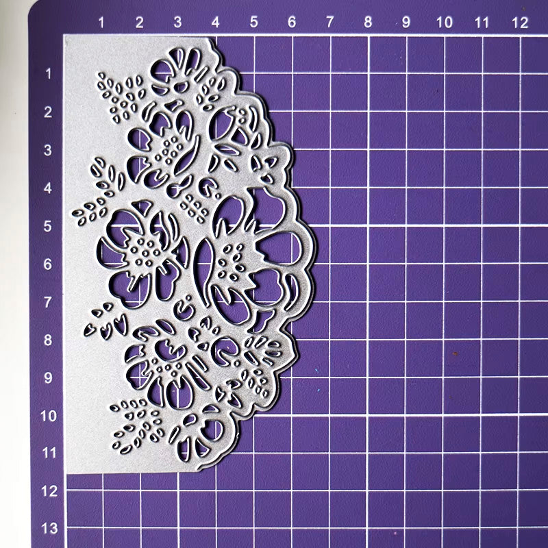 Printable Heaven Large Cutting Die - Floral Lace Card Front (1pc) (B008)