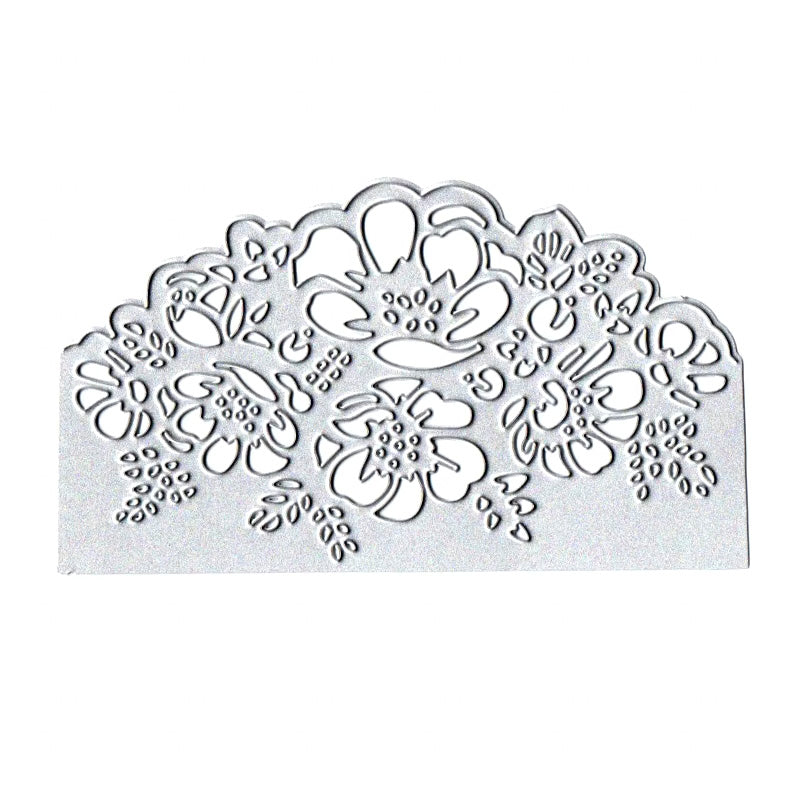 Printable Heaven Large Cutting Die - Floral Lace Card Front (1pc) (B008)