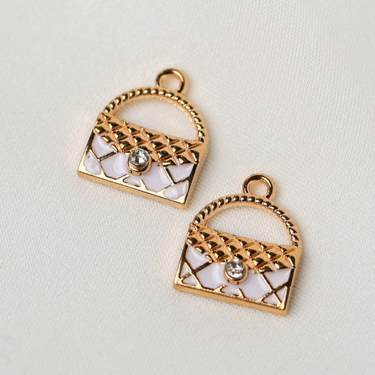 Handbag Metal Charms (2pcs) (MLB-095) - Printable Heaven