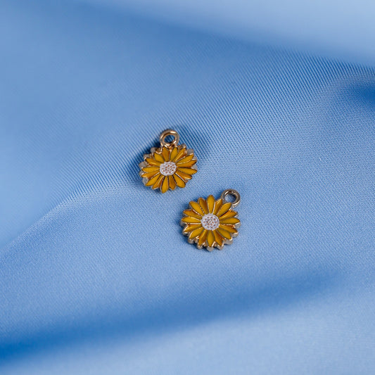 Sunflower Metal Charms (MLB-048)