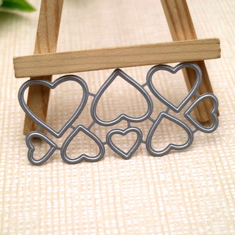 Printable Heaven Small Cutting Die - Heart (8pcs) (H019)