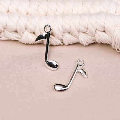 Musical Note Metal Charms (8pcs) (MLB-022)