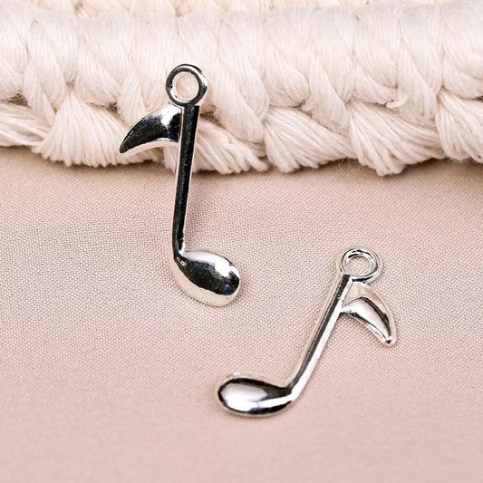Musical Note Metal Charms (8pcs) (MLB - 022) - Printable Heaven