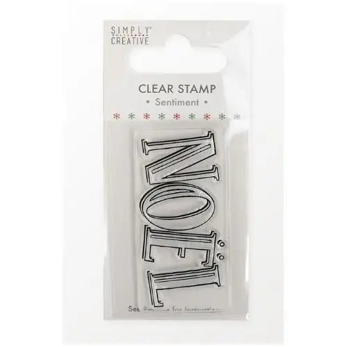 Simply Creative Mini Clear Stamp - Noel (SCSTP046X21) - Printable Heaven