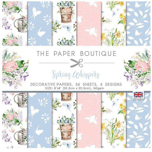 The Paper Boutique Spring Whispers 8 in x 8 in Paper Pad (PB1504)