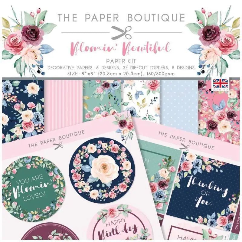 The Paper Boutique Bloomin Beautiful Paper Kit (PB1751) - Printable Heaven