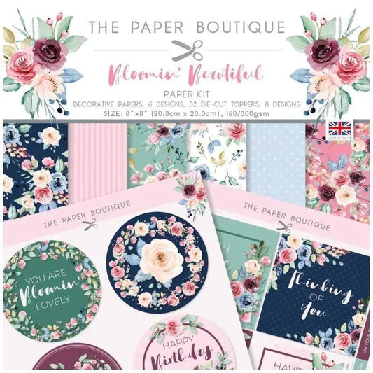 The Paper Boutique Bloomin Beautiful Paper Kit (PB1751) - Printable Heaven