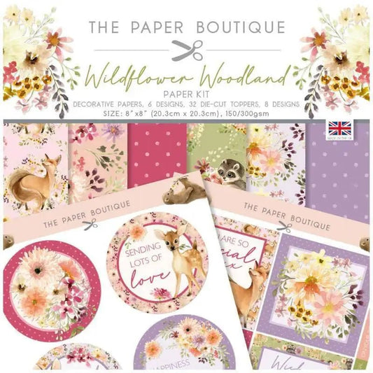 The Paper Boutique Wildflower Woodland Paper Kit (PB1797) - Printable Heaven
