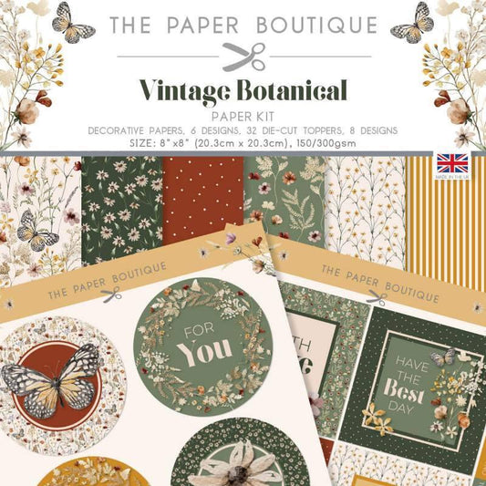 The Paper Boutique Vintage Botanical Paper Kit (PB1928)
