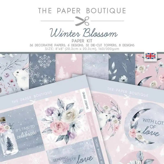 The Paper Boutique Winter Blossom Paper Kit (PB1992) - Printable Heaven