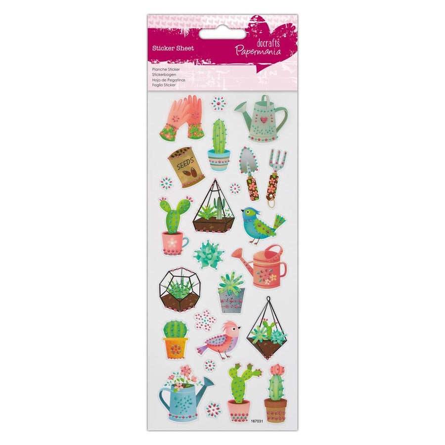 Glitter Stickers - Cactus Garden (PMA 804109)