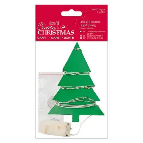 20 LED Light String - Multi Coloured (PMA105964) - Printable Heaven