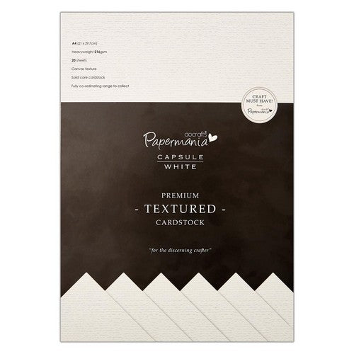 A4 Premium Cardstock Textured Capsule White (PMA 1641500)