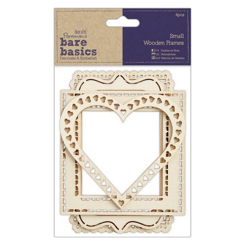 Bare Basics Wood Frames (4pcs) - Bare Basics - Small (PMA 174639 )
