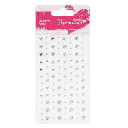 Adhesive Stones (104pcs) - Silver (PMA 351409) - Printable Heaven