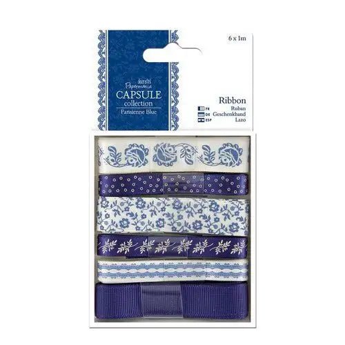1m Ribbon (6pcs) - Parisienne Blue (PMA 367111) - Printable Heaven