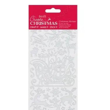 Rainbow Outline Stickers - Reindeer (PMA 810931) - Printable Heaven