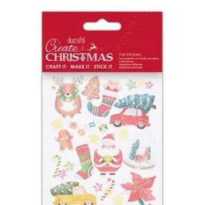 Foil Stickers - Create Christmas - Happy Icons (PMA 828913) - Printable Heaven