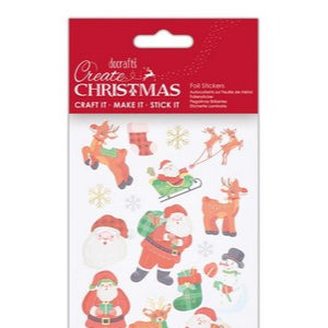 Foil Stickers - Create Christmas - Leaping Deer (PMA 828923)