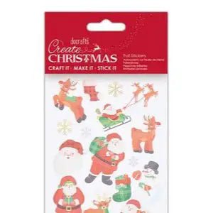 Foil Stickers - Create Christmas - Leaping Deer (PMA 828923) - Printable Heaven