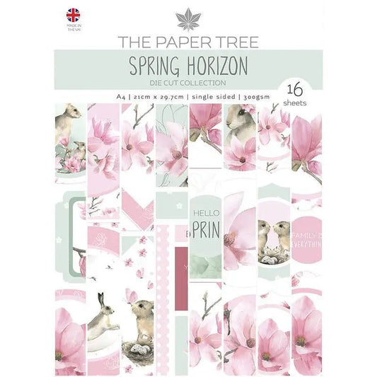 The Paper Tree Spring Horizon A4 Die Cut Sheets (PTC1160) - Printable Heaven