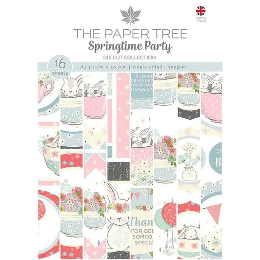 The Paper Tree Springtime Party A4 Die Cut Sheets (PTC1169) - Printable Heaven