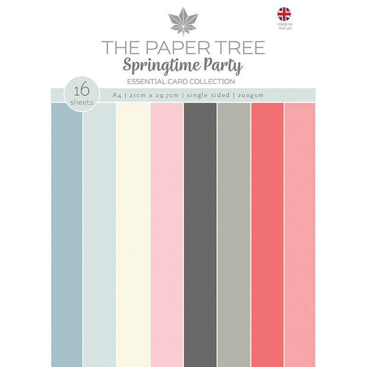 The Paper Tree Springtime Party A4 Essential Colour Card (PTC1170)