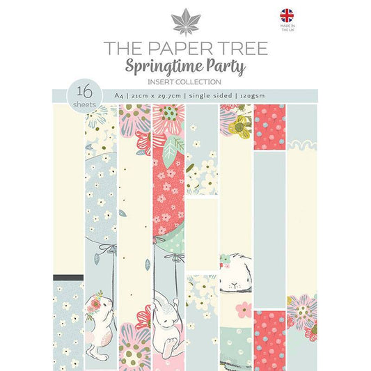 The Paper Tree Springtime Party A4 Insert Collection (PTC1171)