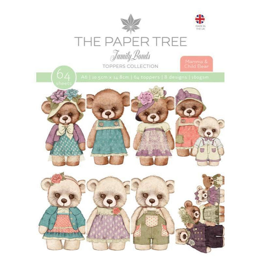 The Paper Tree Family Bonds - A6 Toppers - Mamma Bear (PTC1189)