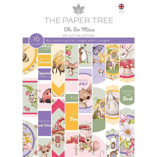 The Paper Tree Oh So Mice A4 Die Cut Sheets (PTC1201)