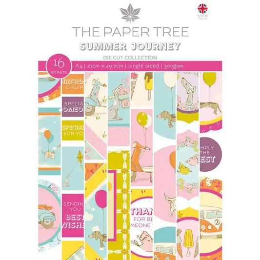 The Paper Tree Summer Journey A4 Die Cut Sheets (PTC1206) - Printable Heaven